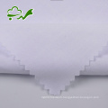 White woven polyester cotton jersey fabric